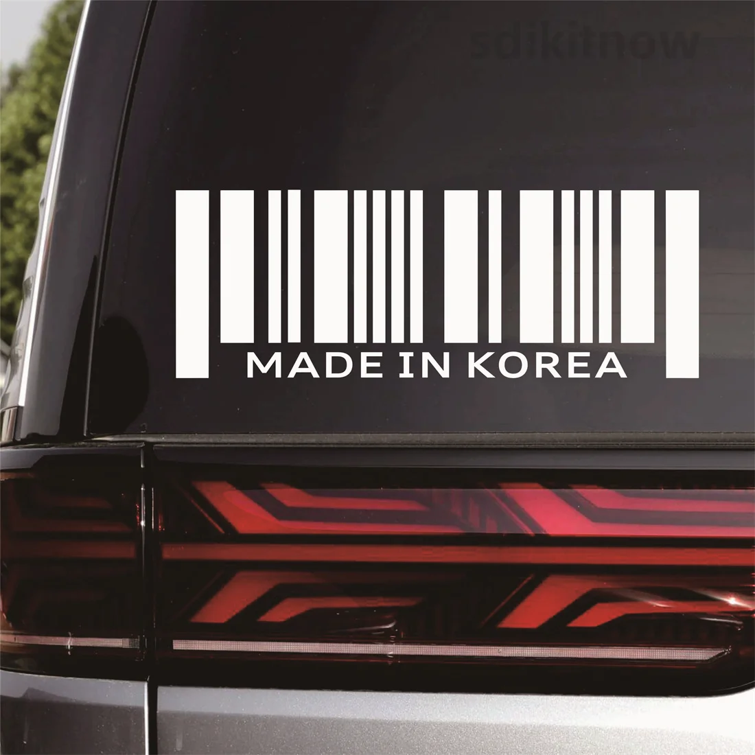 Made in Korea Flag Car Motorbike Vinly Sticker PVC Decal Styling For Hyundai Motor Kia Shuanglong Daewoo