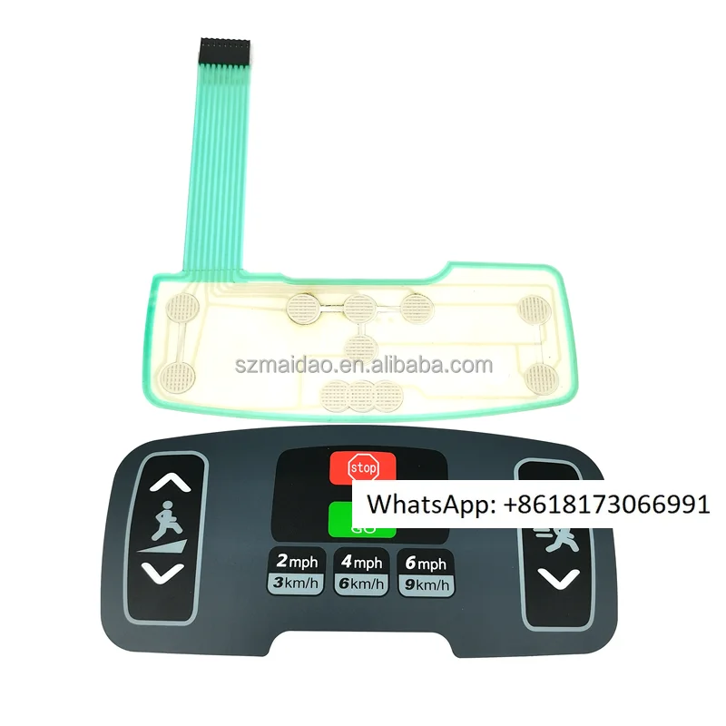 Teclado con botón de parada de arranque rápido para Life Fitness 95TE A95T S3, Panel de consola para cinta de correr, interruptor de membrana, piezas de botón Tredamill