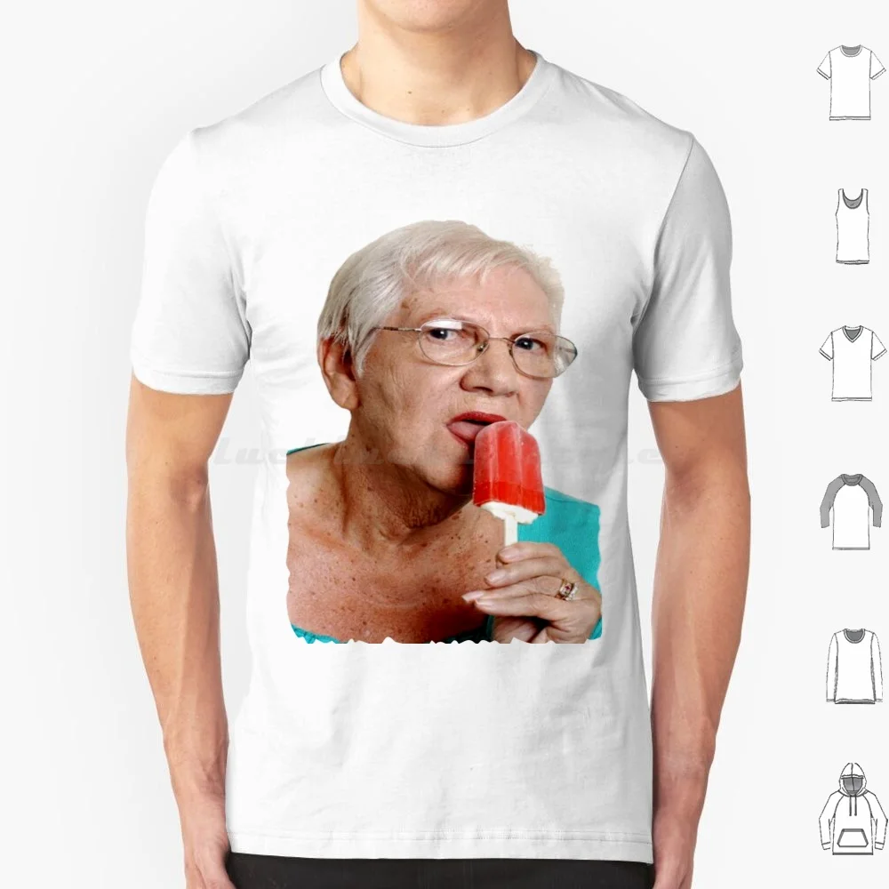 Granny / Ice Lolly T Shirt T Shirt Cotton Men Women DIY Print Mens Womens Funny Joke Offensive Rude Gym Workout Holiday