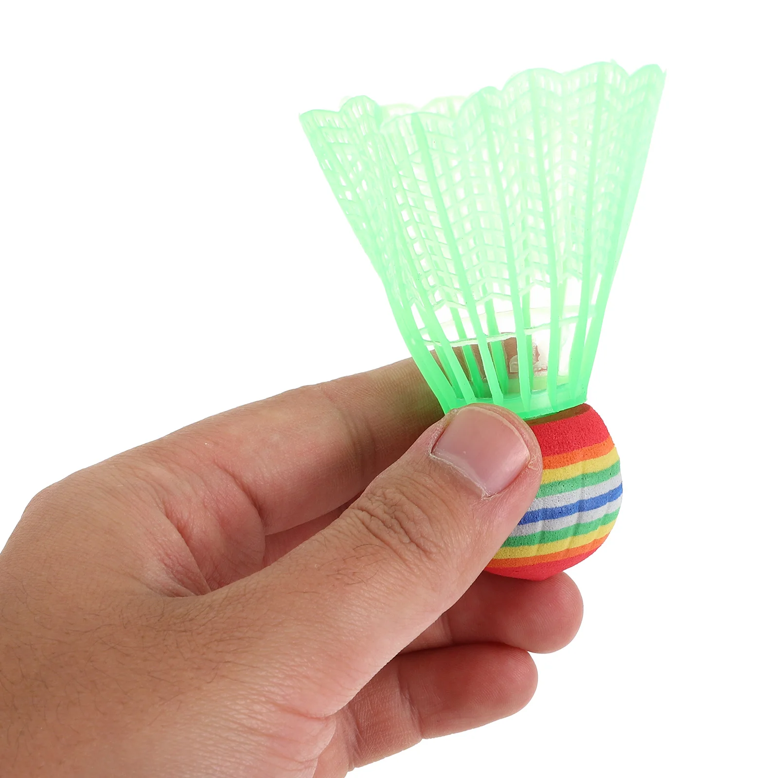 12 Pcs outside Toys Badminton Ball Colorful Shuttlecock Light Weight Bulk Child