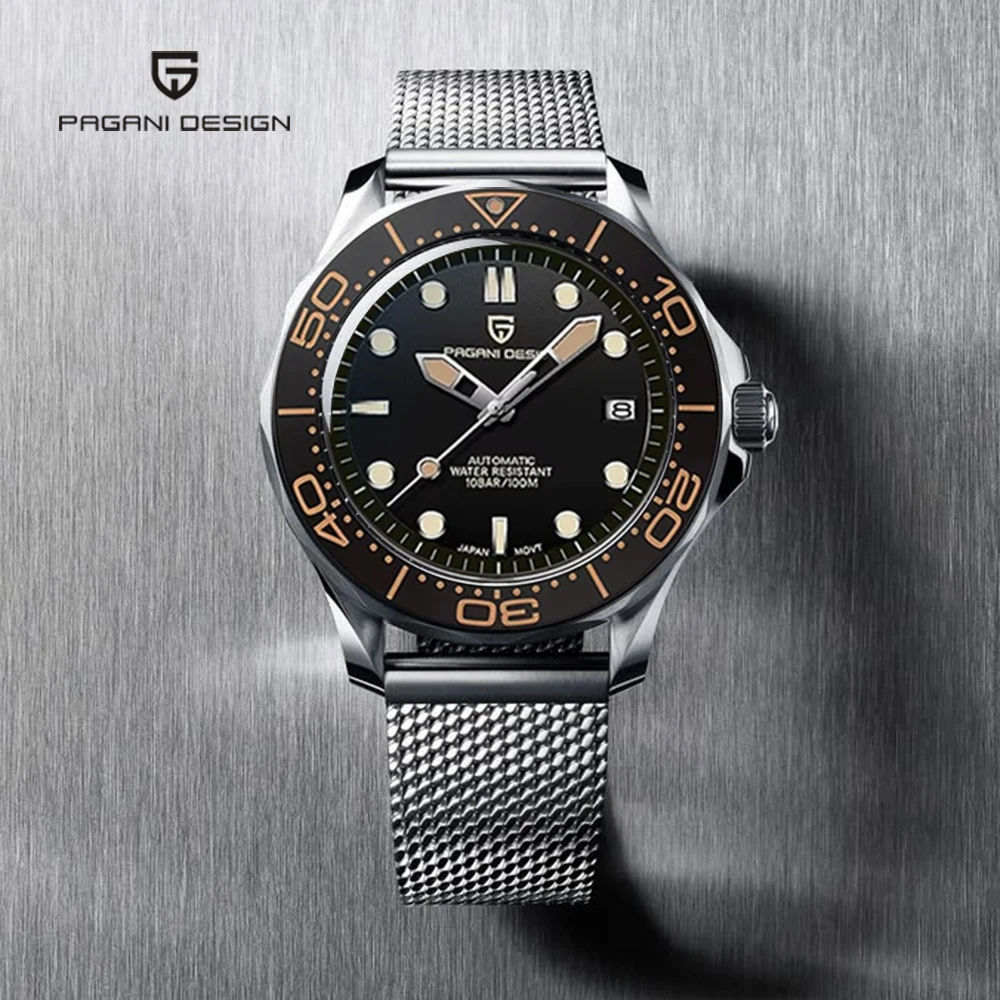 2025 New PAGANI DESIGN 007 Men's Watches Luxury Automatic Watch For Man Mechanical Wristwatches NH35 Men Gift AR Sapphire Mirror