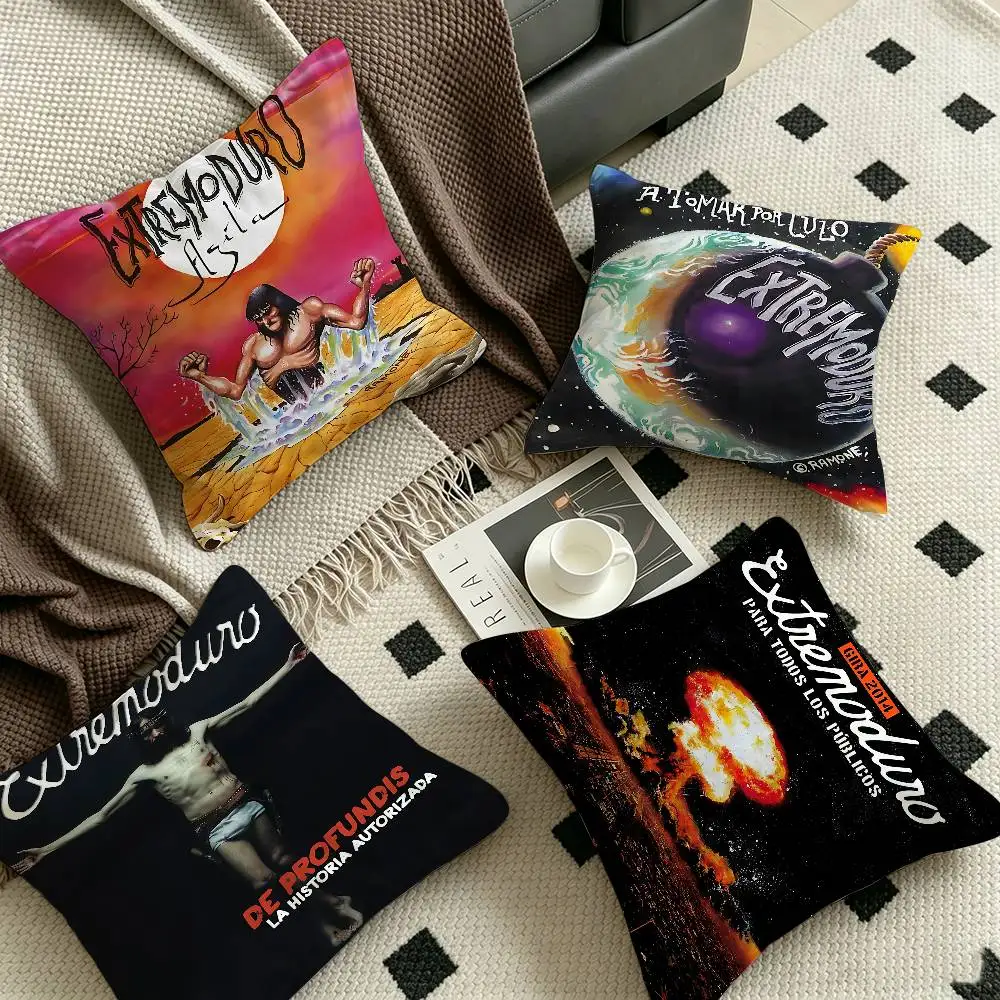 extremoduro Vintage Band Album  Maple Design Cushion Cover Happy Autumn Harvest decor Holiday Decorati Pillow Cover