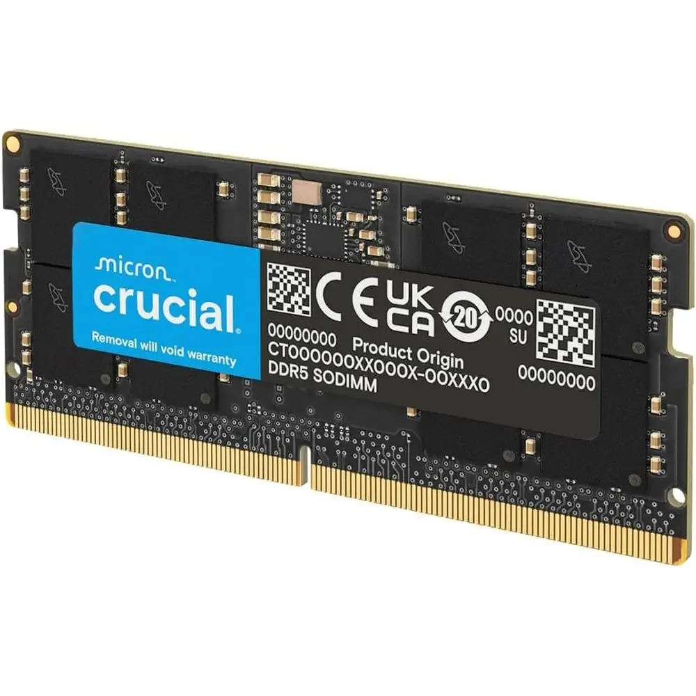 

96GB DDR5 5600MHz Laptop Memory Kit, SODIMM 262-Pin, Compatible with 13th Gen Intel and AMD Ryzen 6000 Series