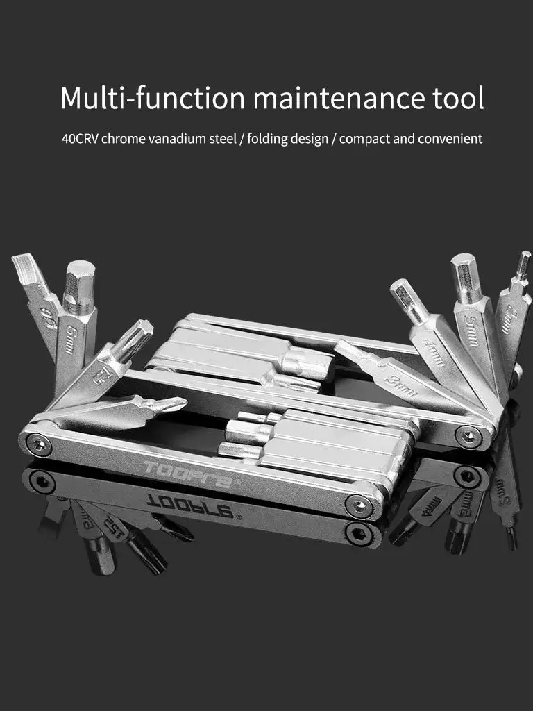 AliExpress TOOPRE Bicycle Portable Repair Tool Mountain Bike Multi-function Repair Set M2/M3/M4/M5/M6 Internal Hexagon Screwdriver Wrench