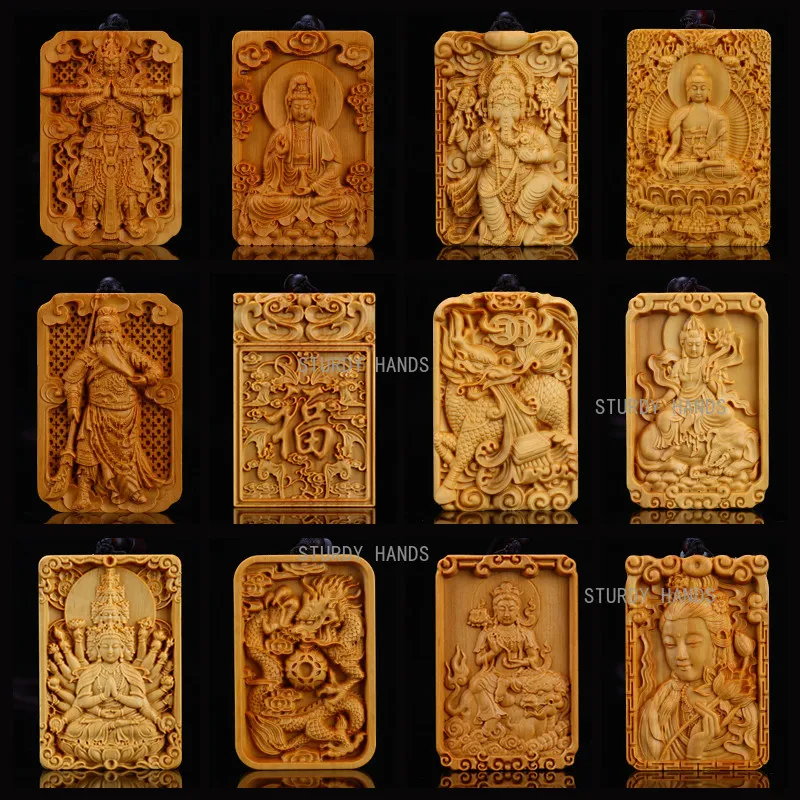 1pc Boxwood carving 