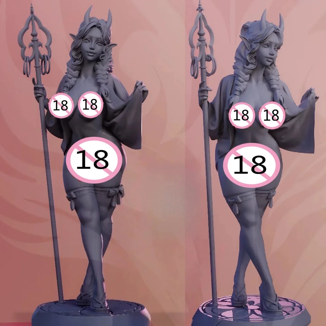 

Масштаб 1/18, высота 100 мм, фигурки из смолы, эльф-ведьма, ограниченная серия, Nsfw, сборная модель, комплект, разобранная и неокрашенная 3D-статуя, игрушка