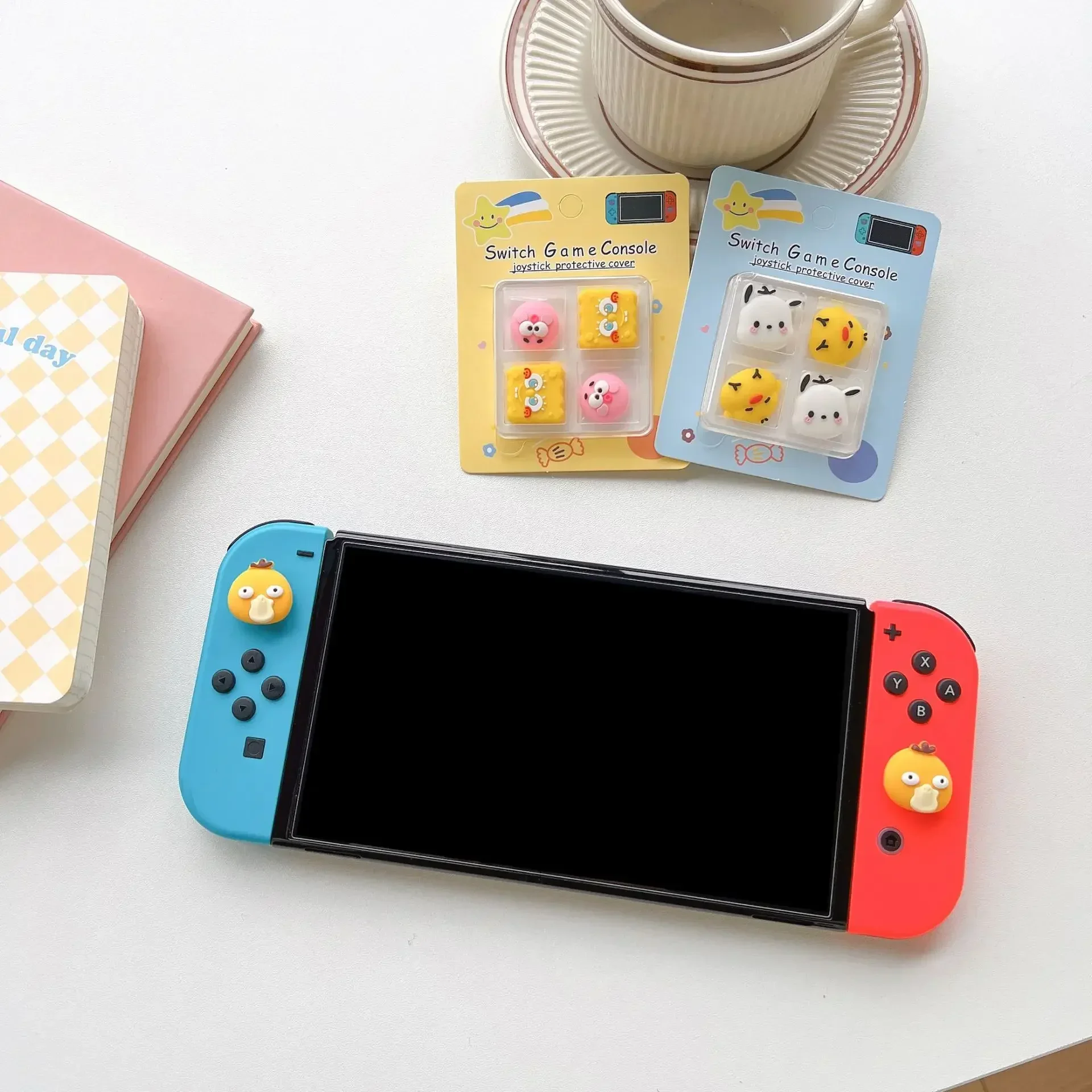 Чехол для джойстика Hello Kitty для контроллера Nintendo Switch Oled Lite Joy-con, 4 шт.