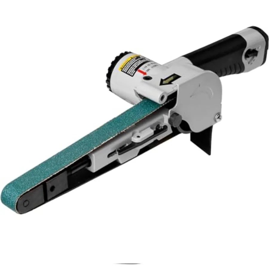 

3/4" x 20.5" Air Belt Sander Mini Belt Sander for Woodworking/Metal Working 2 Belts 80/100# Industrial Pneumatic Tool