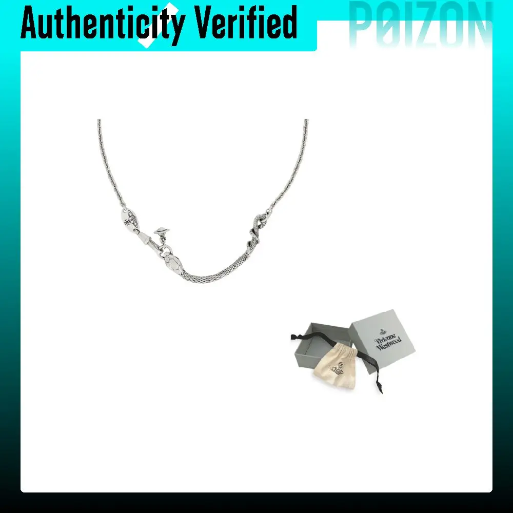 Vivienne Westwood Brass Necklaces Men's Vintage Silver 630203FP-02P017