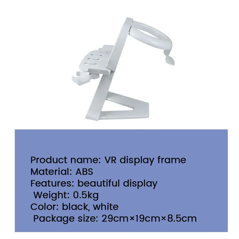 For Oculus Quest 3 Display Stand VR Headset Holder Station For Meta Oculus Quest 2 / Pico 4 VR Replacement Black