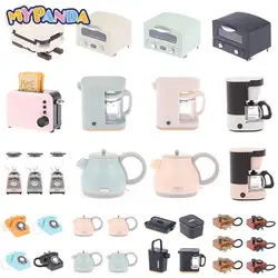 1pc Kitchen Bread Coffee Machine Juicer  Electric Baking Pan Vintage Telephone Kettle Toy Doll House Mini Decoration