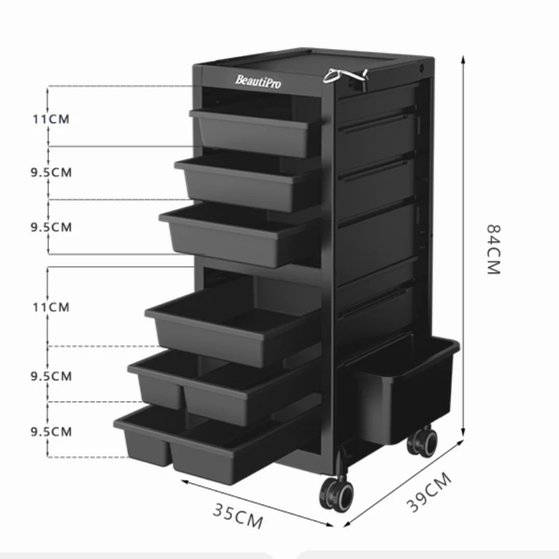 Trolley Cosmetics Salon Makeup Box Chair Beauty Manicure Furniture Auxiliary Car Dental Cart Folding Trolleys Hair Foldable Lash