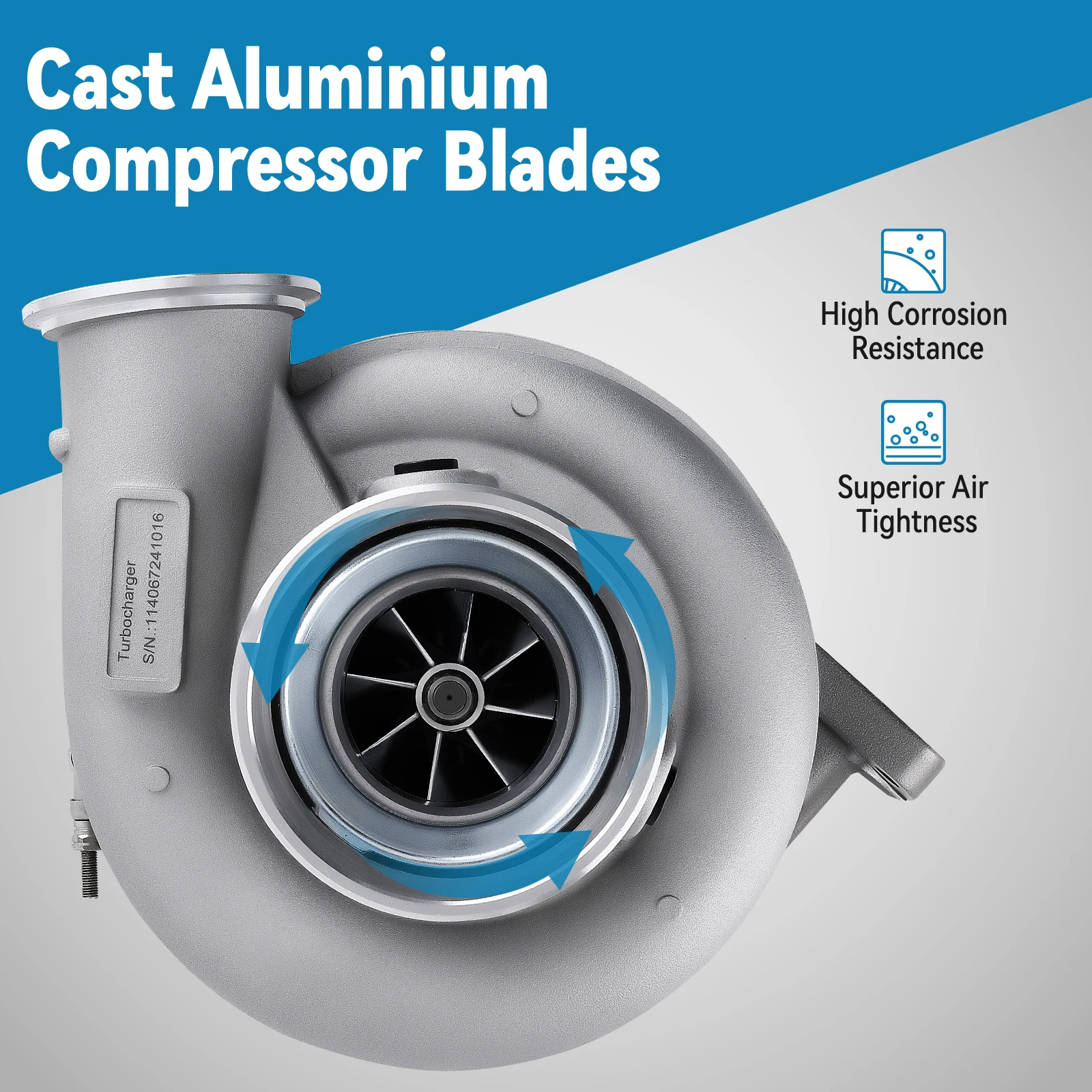 Turbo for Cummins ISX07 ISX1 ISX ISX15 ISL 15L HE561VE Turbocharger 2838008