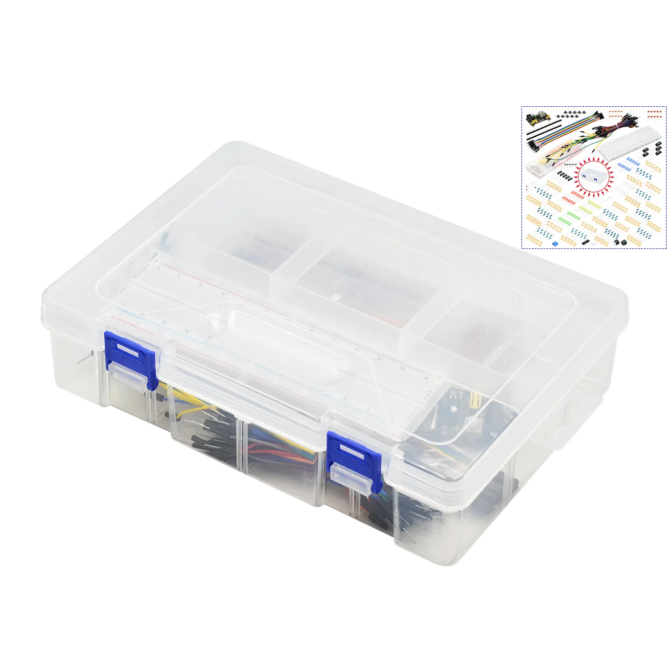 DIY Project Starter Kit For Arduino UNO R3 Kit Electronic DIY Kit Electronic Component Set With Box 830 Tie-points Breadboard