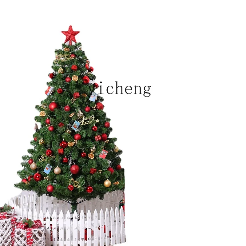 YY Luxury Encryption Household Environmental Protection Window Decoration Christmas Green Tree Package