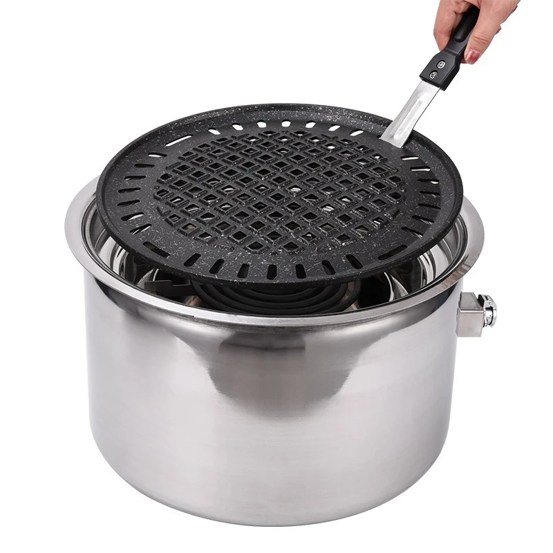

Electric grill, barbecue shop, self-service barbecue pot, electric mosquito coil grill 2400W grill