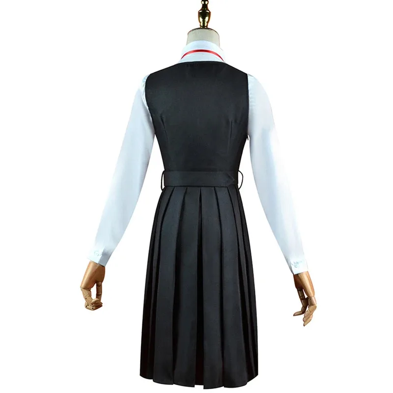 

qq34Mitaka Costumes Anime Chainsaw Man Cosplay Mitaka Asa JK Uniform Skirt Tie Dress Japanese School Uniforms Hallow
