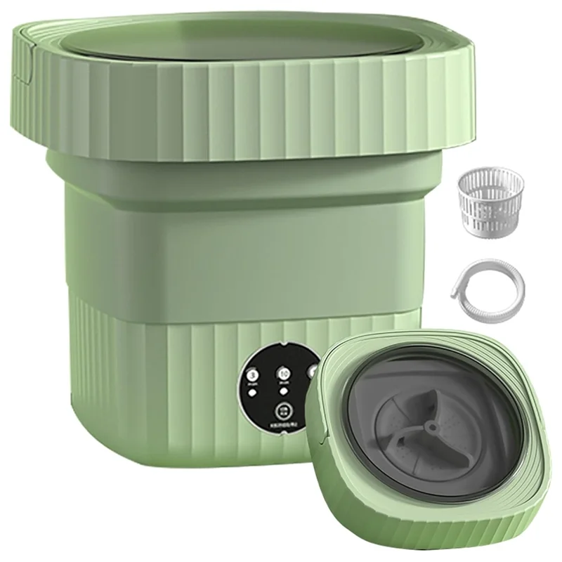 أجهزة المتسوق 6L غسالة صغيرة سلة سحب المحمولة طوي غسالة Forapartment النوم Trave للتنظيف العميق