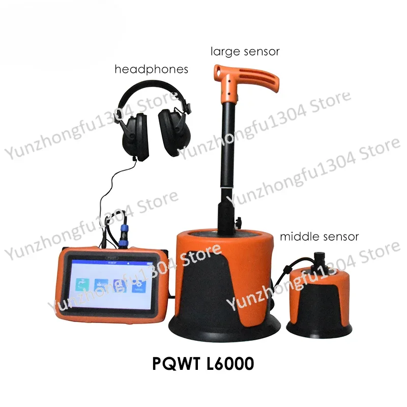 PQWT-L7000 Pro Plumbing Pipe Leak Detection Device Underground In-walls Pipeline Water Leak Detector