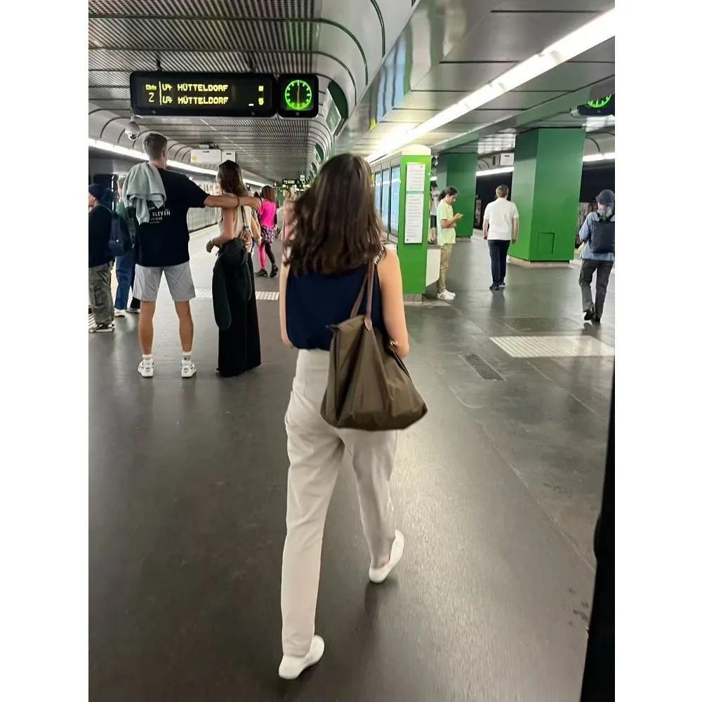 

20026 Classic Foldable Nylon Bag, Handbag, Tote Bag, Travel Luggage