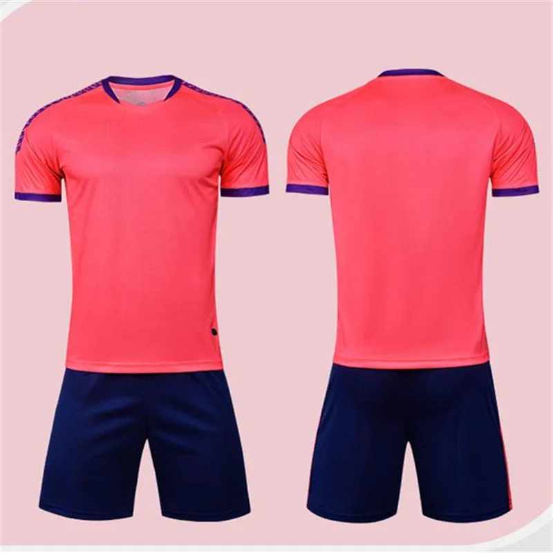 زي تدريب كرة القدم للرجال عالي الجودة وسريع الجفاف مع شعار اسم مخصص بتصميم كلاسيكي علوي قابل للتنفس #5