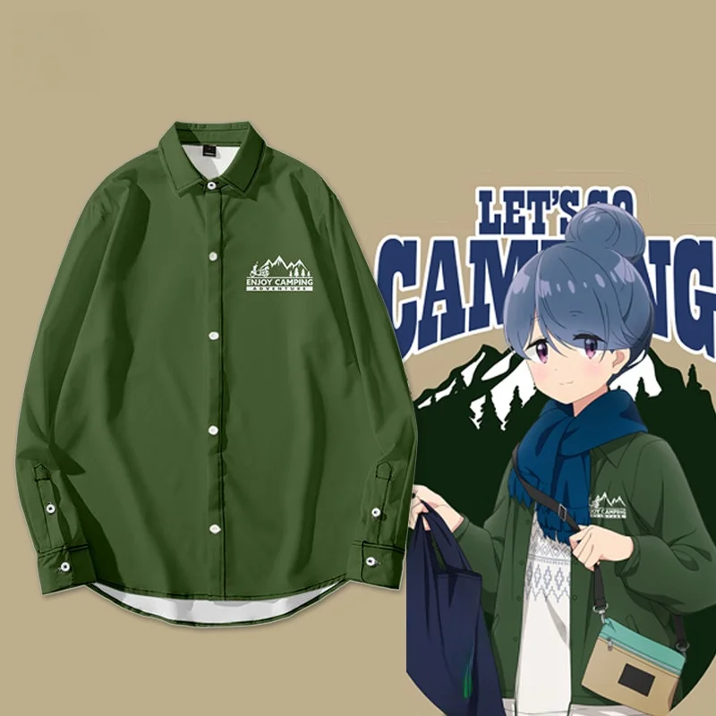 

Тонкая рубашка с длинным рукавом для косплея, одежда для мужчин и женщин, повседневная рубашка из полиэфирного волокна с принтом, осенний сезон