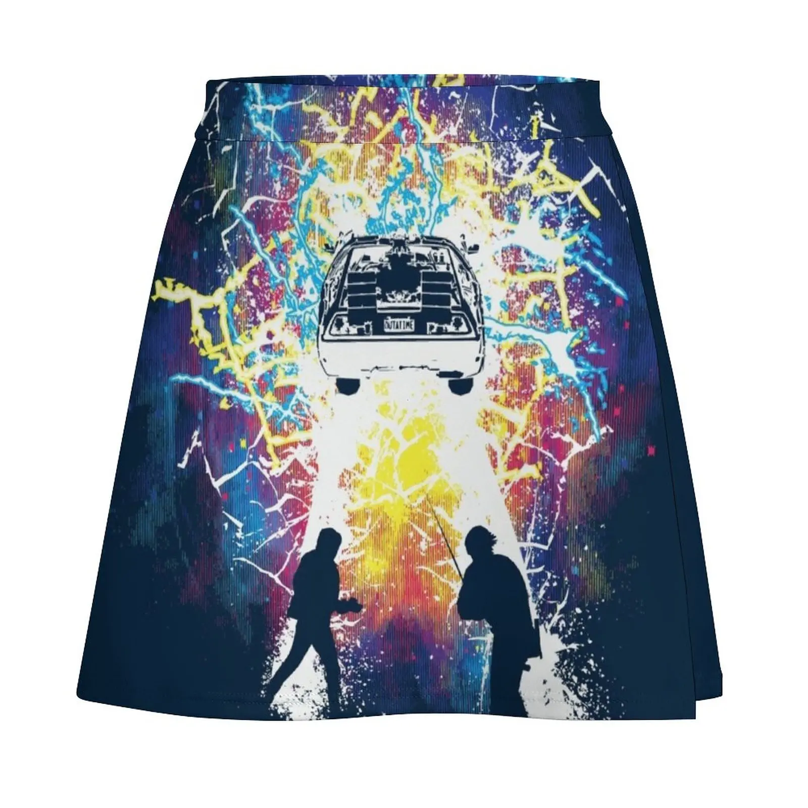 Time Travelers Mini Skirt Skirt for girls womans clothing