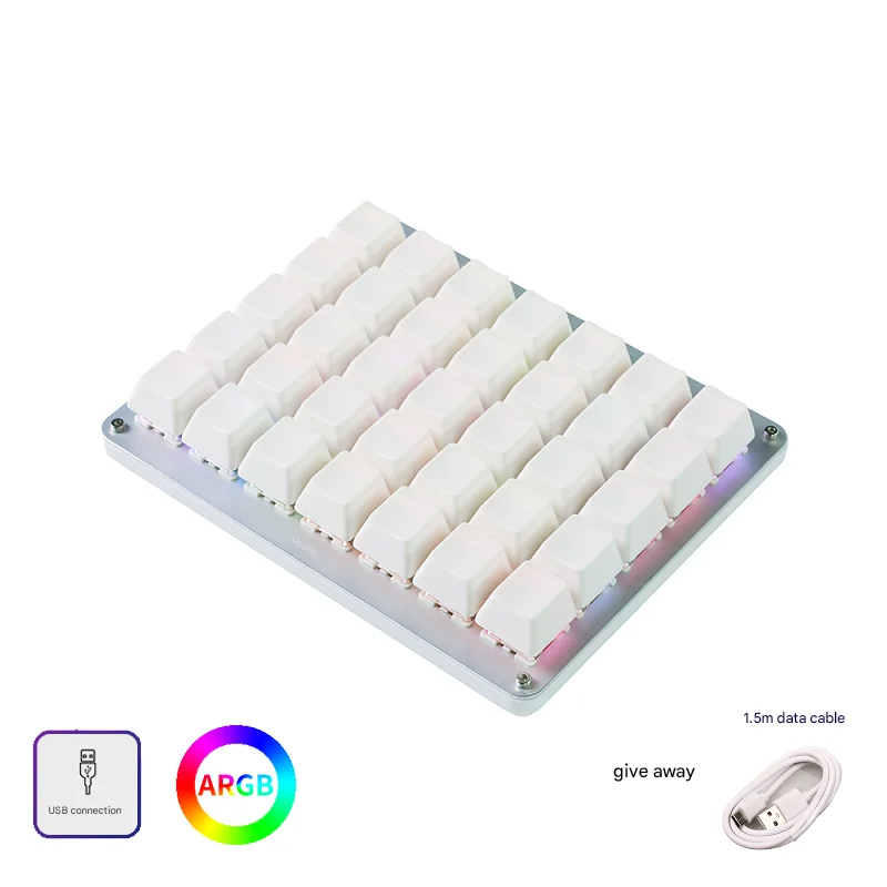 COIDEA-BT54 Custom Keyboard 54Key/35Key Long Battery Bluetooth Wireless Switch Game Player Design Customized Mini Keyboard