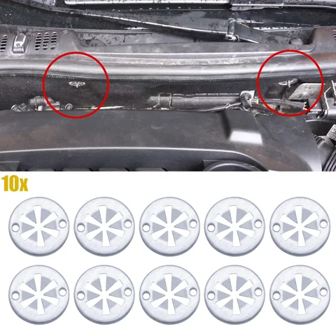 10x новый для Nissan Tiida 2004 2005 2006 2007 2008 2009-2022 2023 автоматическая защита от брызг теплозащитного колеса, зажим для шайбы