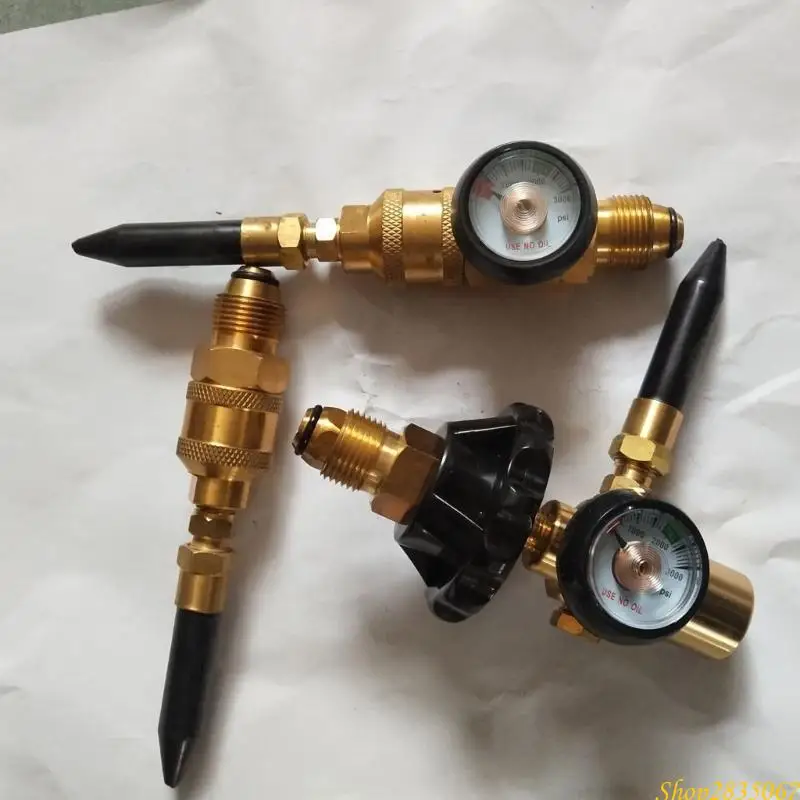 

Регулятор потока для баллонов CGA580, клапаны, наполнитель для гелиевых баллонов 0-3000PSI, регулятор наполнителя для баллонов с