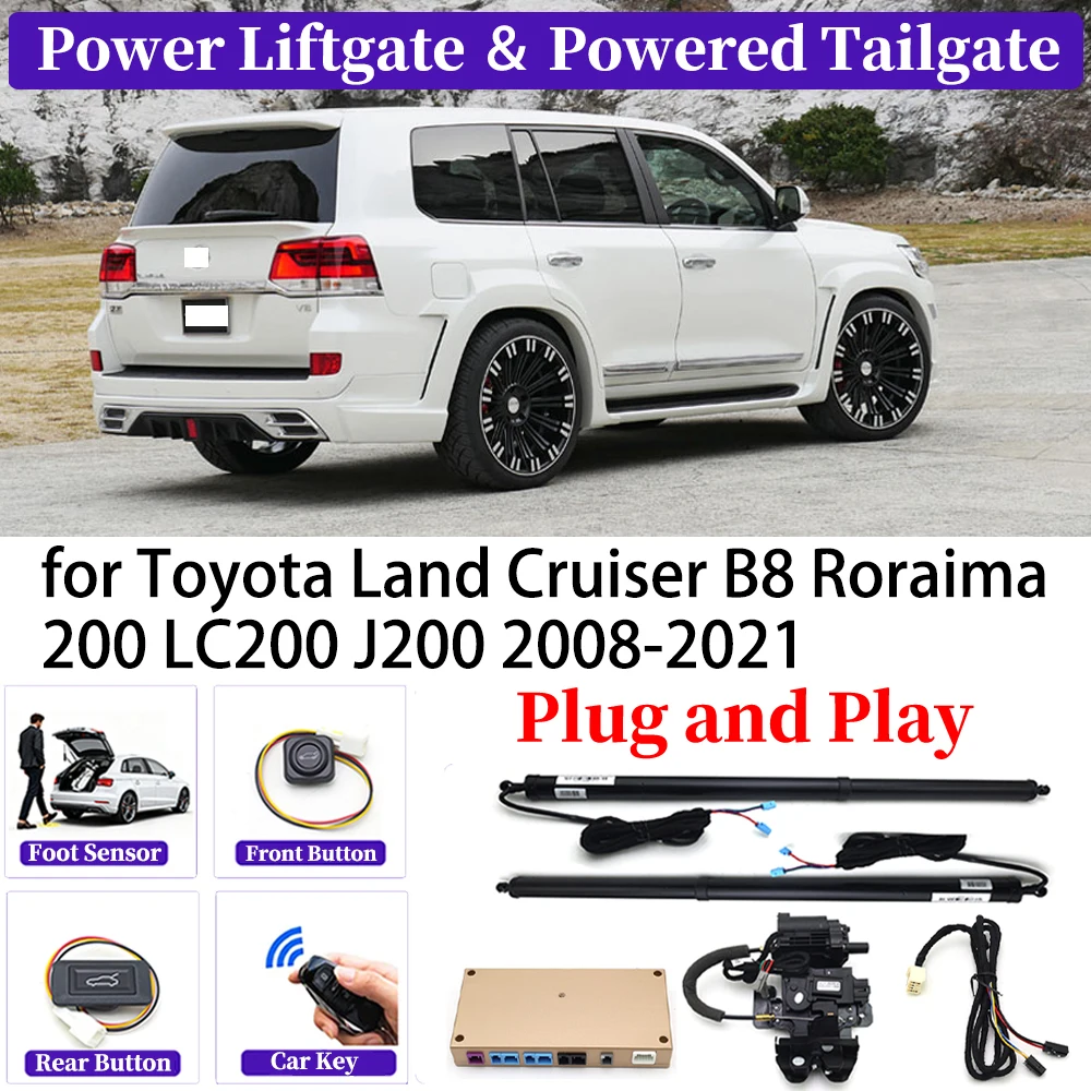 

for Toyota Land Cruiser B8 Roraima 200 LC200 J200 2008-2021 Car Automatic Power Liftgate Kit Smart Auto Electric Tailgate System
