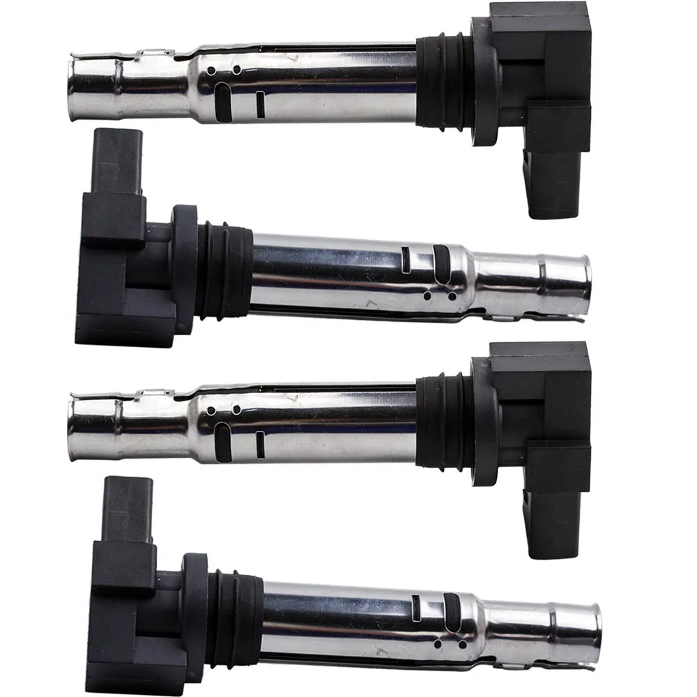 

Set of 4 Ignition Coil Pack For Volkswagen BEETLE 2002-2016 1.4T 1.4 036905100D