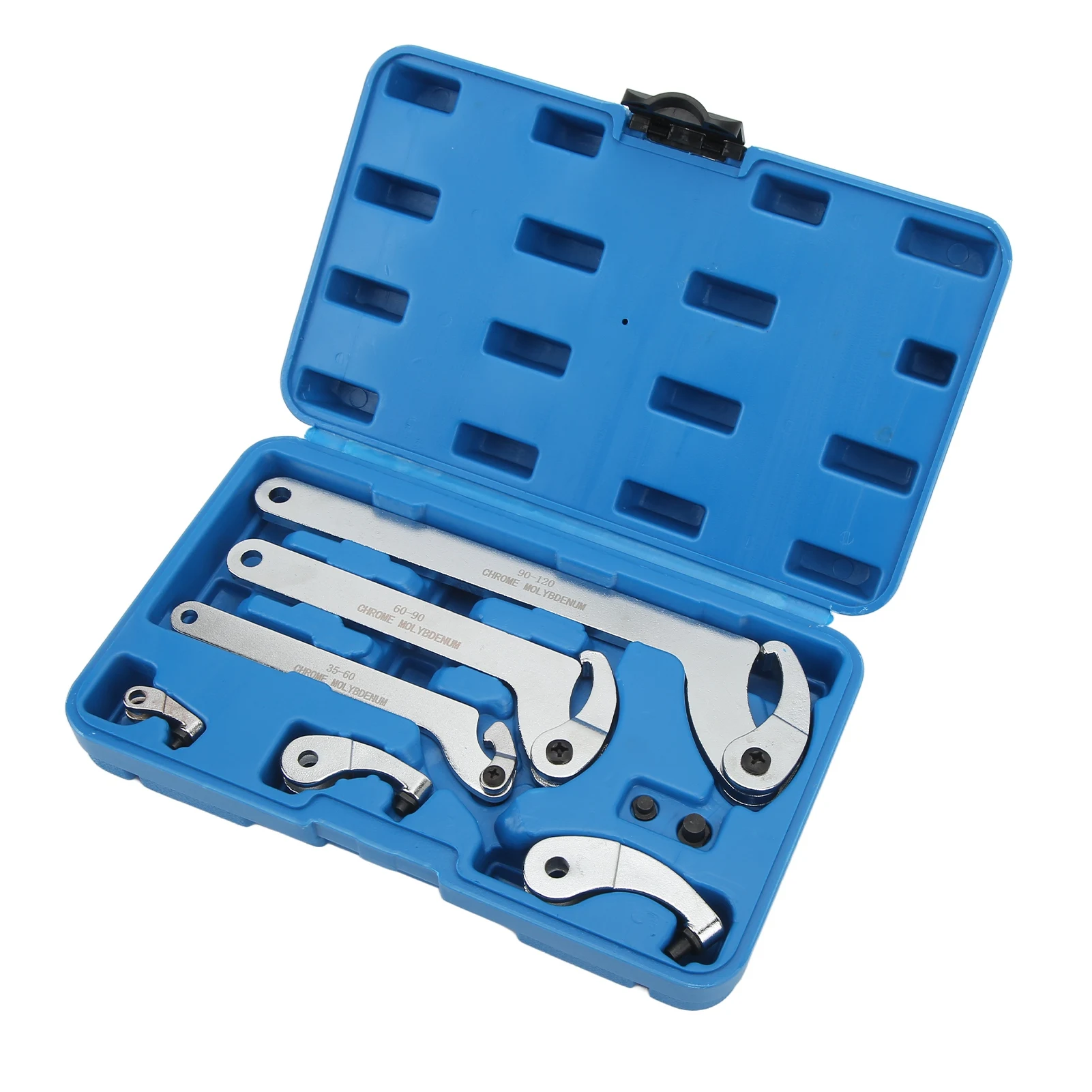 

8 Pcs 35-120mm Adjustable Hook Pin Wrench Set for Motorcycle