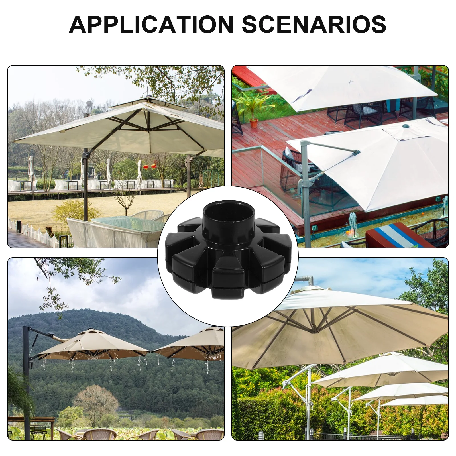 مظلة القرص سوينغ نظام اليد في الهواء الطلق المظلة أجزاء فناء الملحقات استبدال مقبض دوار الشاطئ ظلة مظلة قاعدة