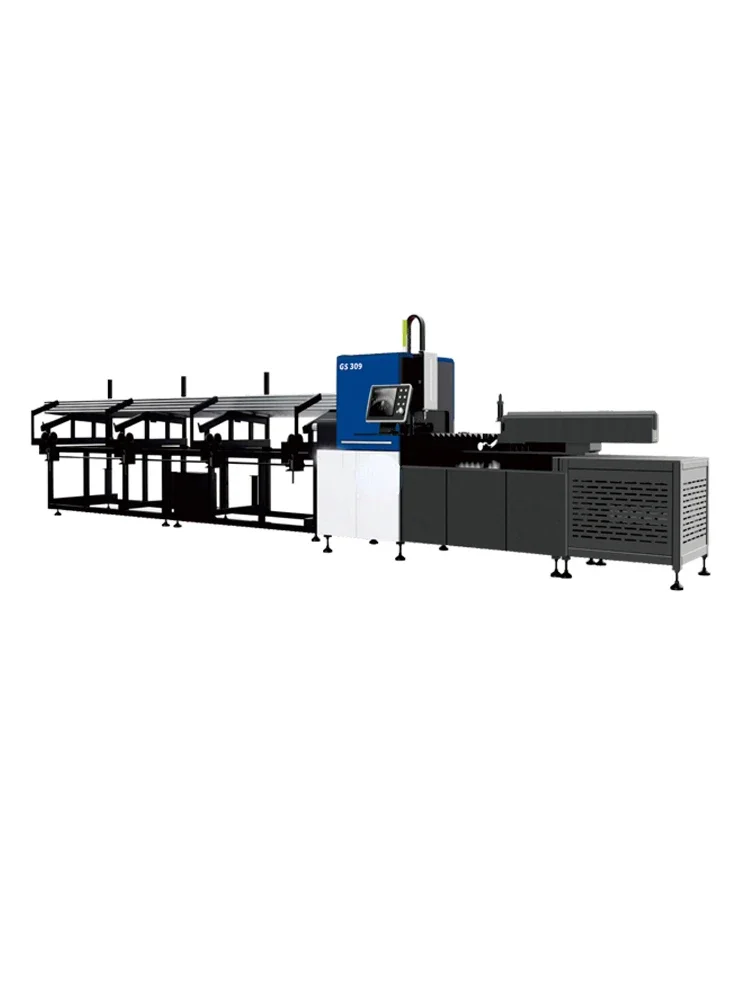 

Laser Pipe Cutting Machine Automatic Loading and Unloading Laser Pipe Cutter Fiber Laser Cutting Machine