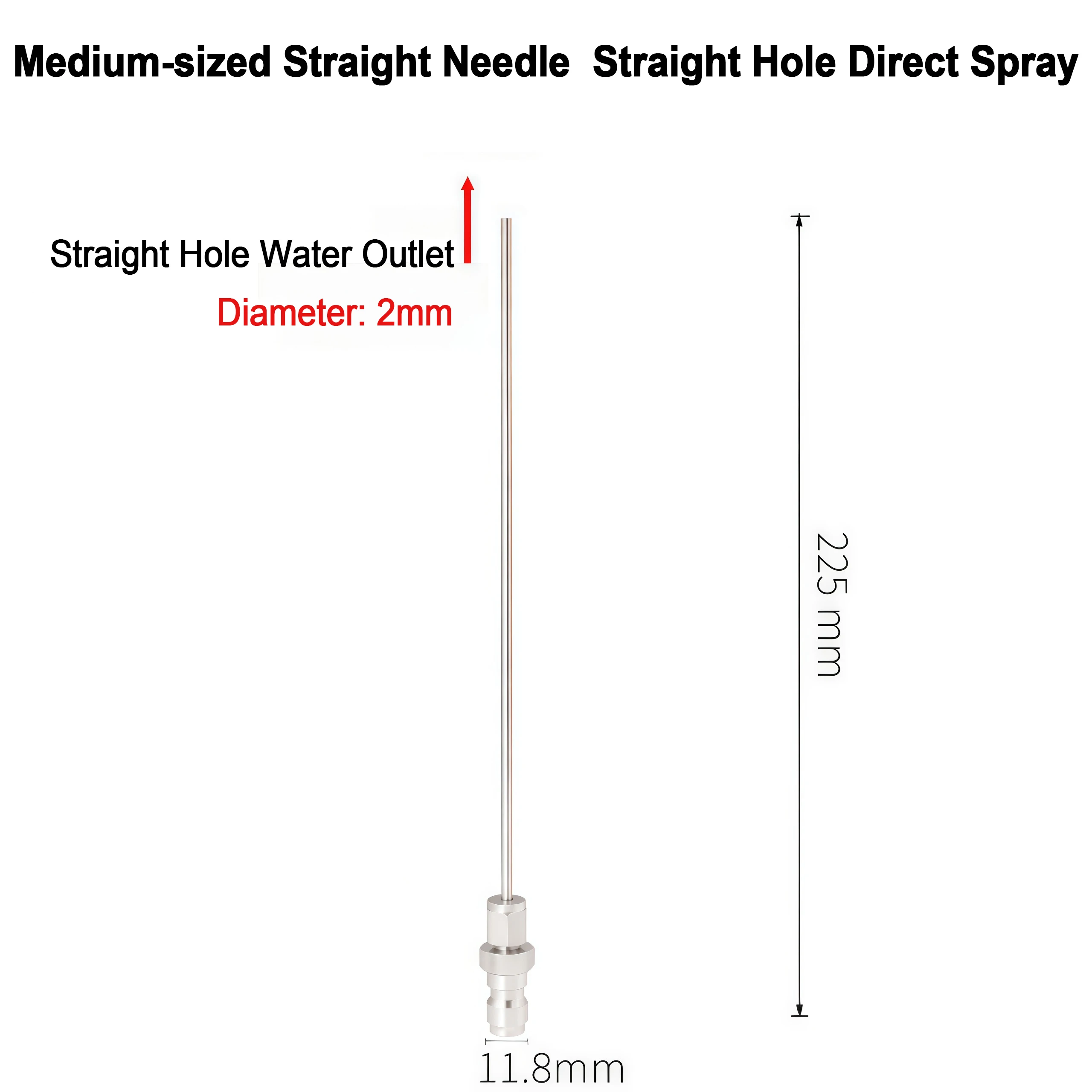 Hochdruck-Reinigungsnadeldüse – 2,0 mm gerader/seitiger Düse für Warmwasserbereitungstanks und Reinigungswerkzeug für AC-Einheiten – Detail 14