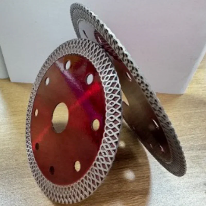 

Saw Blade 1PC Angle Grinder Tile Cutting Blade Red Mesh Corrugated Saw Blade Microcrystalline Stone Vitrified Tile Diamond Stone