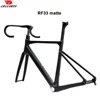CECCOTTI RF33 T1000 전체 탄소 도로 자전거 프레임 디스크 브레이크 최대 700*32C 자전거 프레임 셋 전체 숨겨진 케이블 디자인 탄소 프레임 5