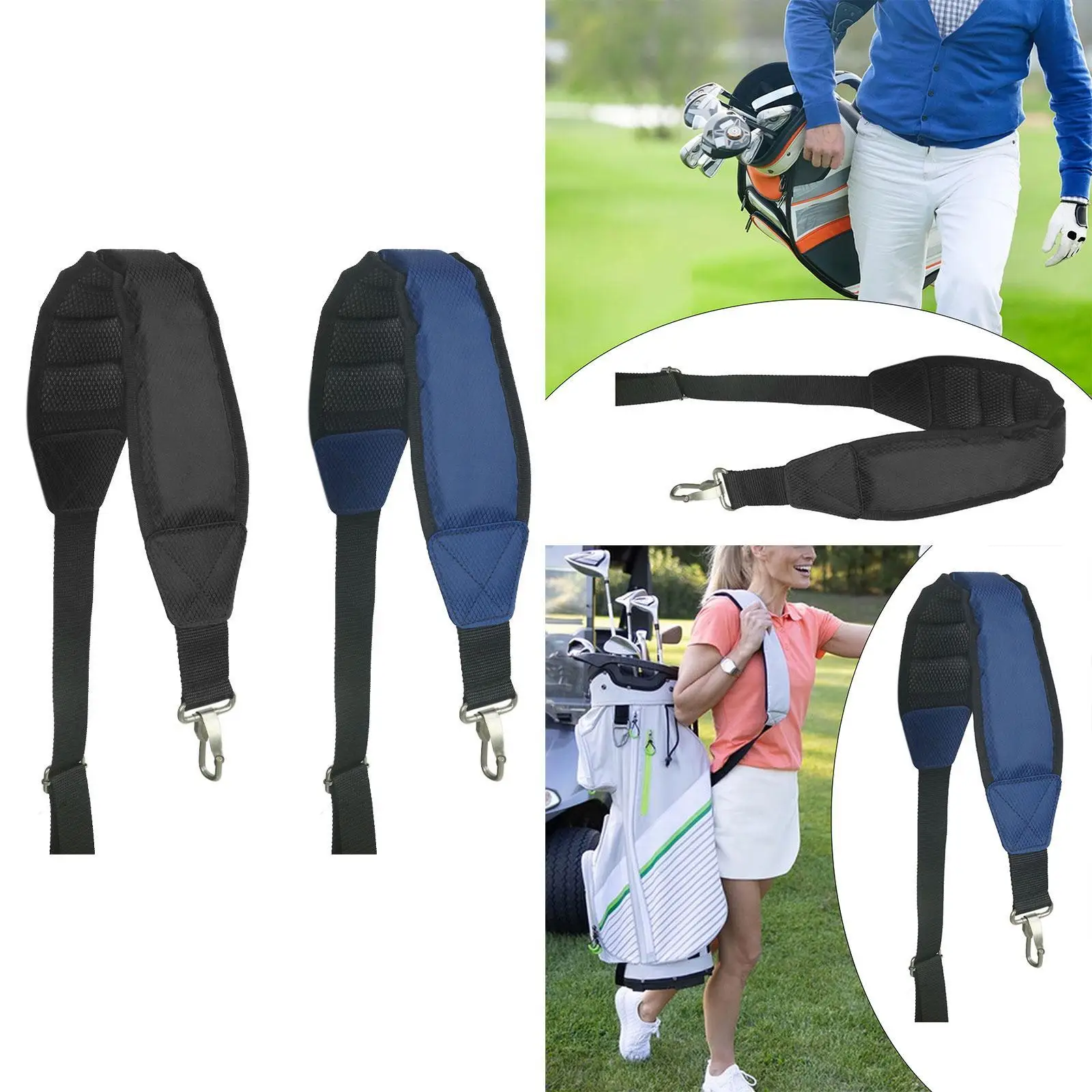 

Golf Bag Strap Adjustable Strap Supplies Thick Pad Strap Replacement for