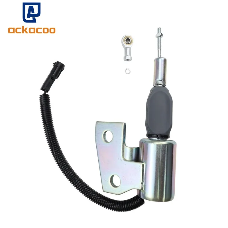 

3991168 Fuel Shut Off Solenoid 24V for Cummins 4BT 5.9L Engine Hyundai R130 R130-5 Case IH 1150H MX100 MX120 SA-4941-24 3964628