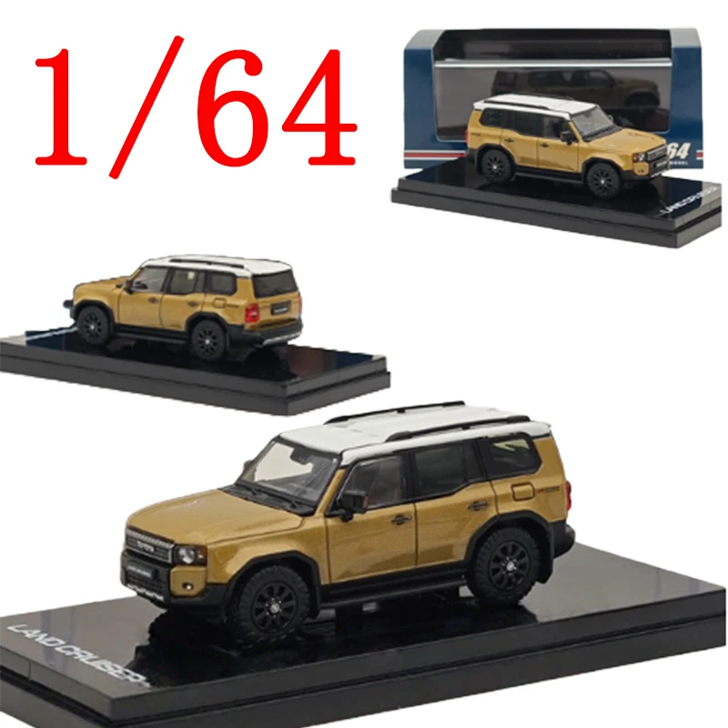 

Hobby Japan Diecast 1/64 Scale Toyota Alloy Model Cars Toyota Land Cruiser LC250（LHD）Q306 Collectible Play Vehicles
