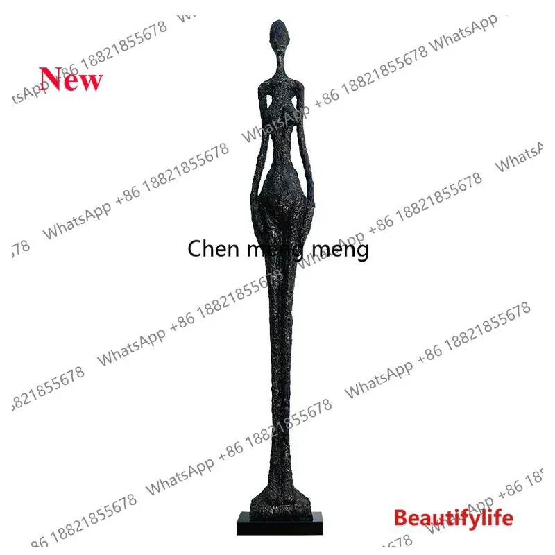 A55 GY Hotel Lobby Large Figure Floor Ornaments Sales Office Model Room Window Abstract Art Soft Decoration Sculpture
