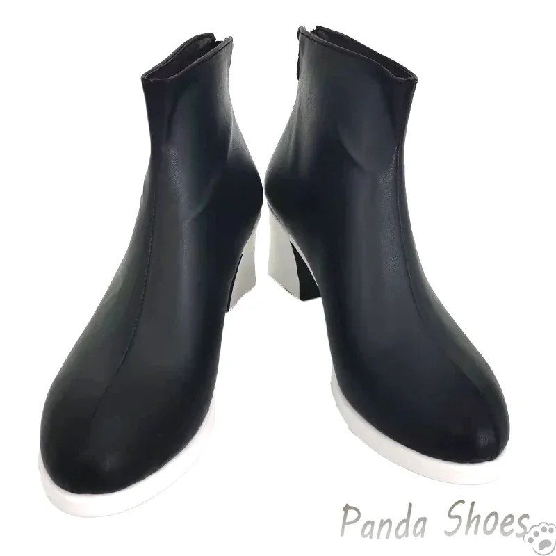 Jujutsu Kaisen 고죠 사토루 코스프레 신발 애니메이션 블랙 코스 부츠 만화 고죠 사토루 코스프레 의상 소품 신발 콘 할로윈용