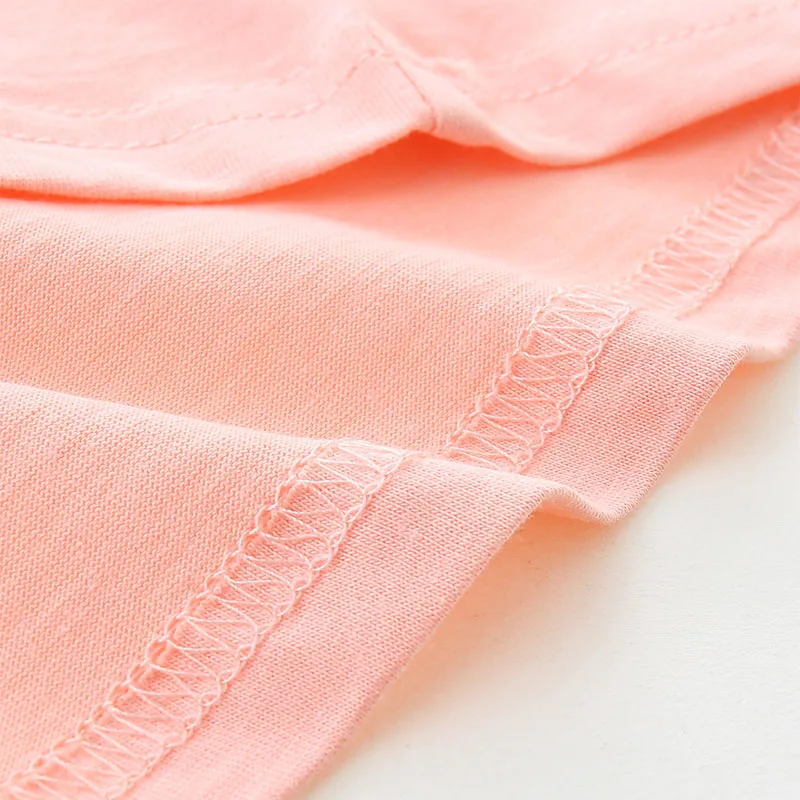 ملابس الأطفال 2025 بلايز الصيف موضة جديدة ملابس الاطفال طفل الفتيات تيز الكرتون الحيوانات تي شيرت القطن