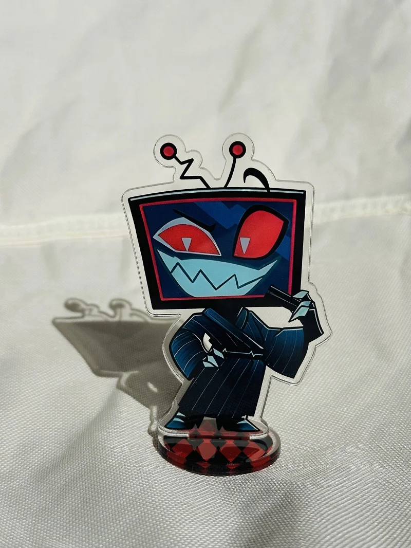 Helluva Boss Anime Figure Acrylic 10cm Stand Model  Blitzo Desk Decor Standing Sign Game Fans Gift Christmas present
