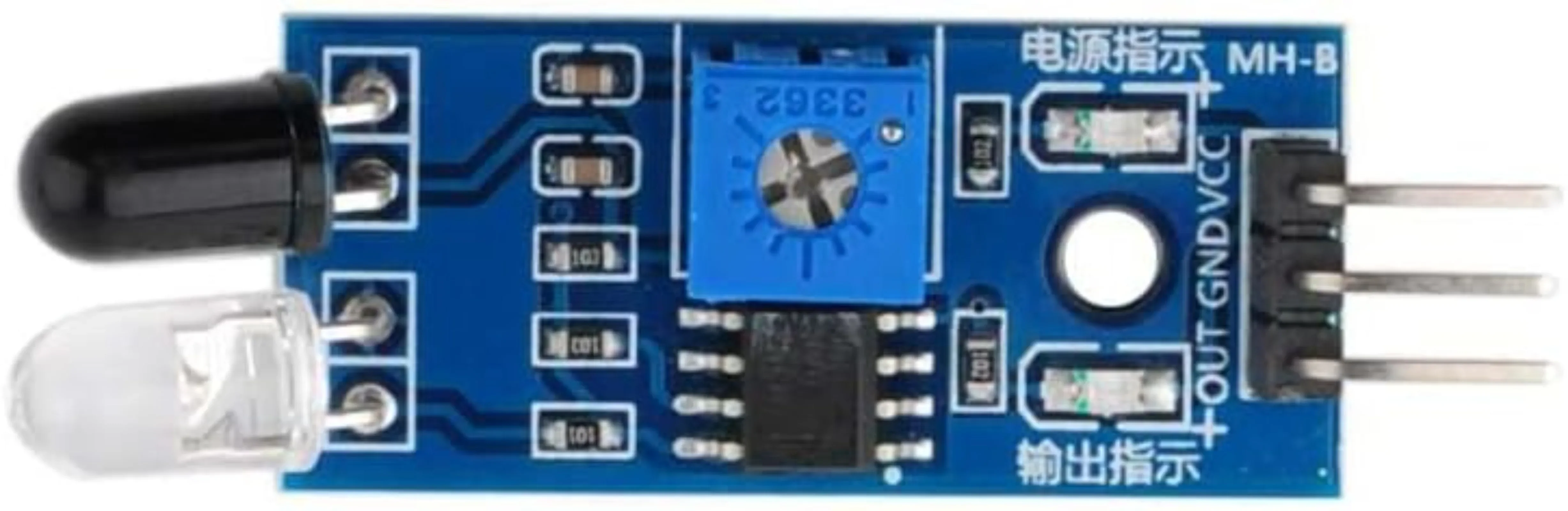 10pcs IR Infrared Obstacle Avoidance Sensor Objects Distance Detection Module for Arduino Smart Car Robot (Pack of 10)