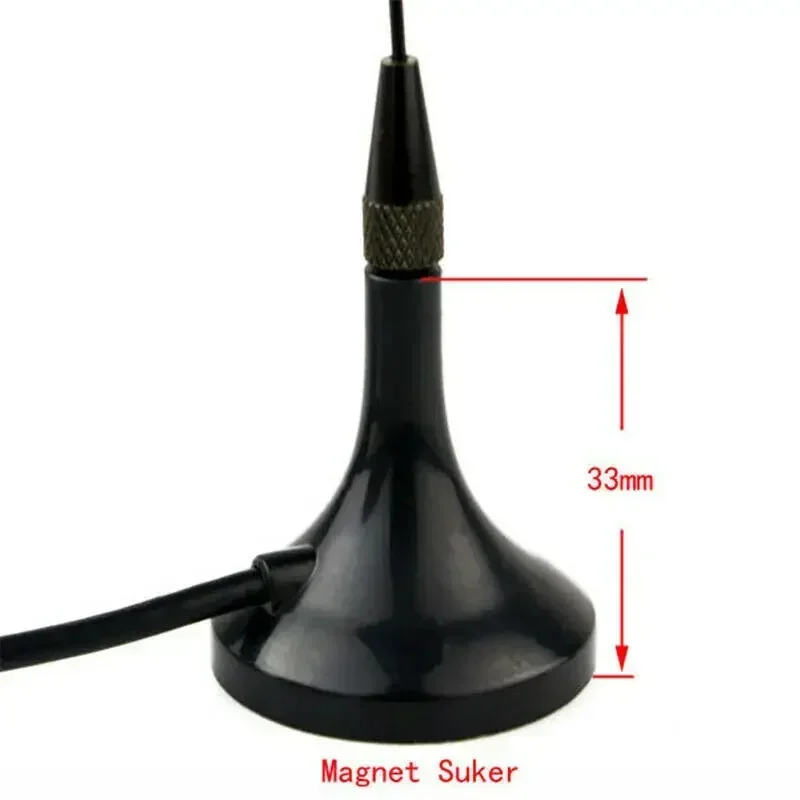 Nagoya UT-106UV Car Ham Radio Magnetic Antenna VHF/UHF Dual Band SMA-Male for Baofeng UV-3R Yaesu VX-7R TYT TH-UV3R UVF8D UV6D