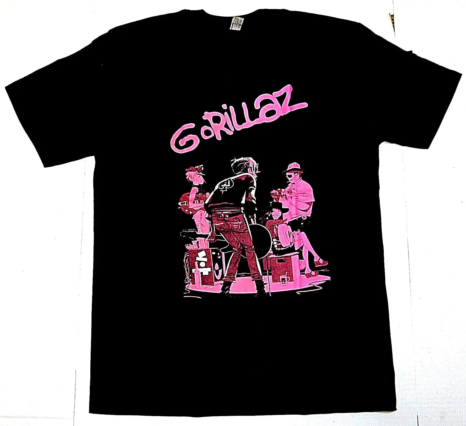 GORILLAZ Virtual Band Men Cotton Tshirt Luxury Brand Fashion Big Size Top Short Sleeve Streetwear Classic Print New Arrival Tee