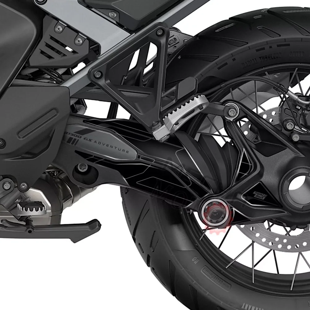 R1300GS ADV ملحقات الدراجات النارية ثلاثية الأبعاد ملصقات راتنجات الايبوكسي Swingarm مجموعة حماية لسيارات BMW R1300GS Adventure 2024 2025