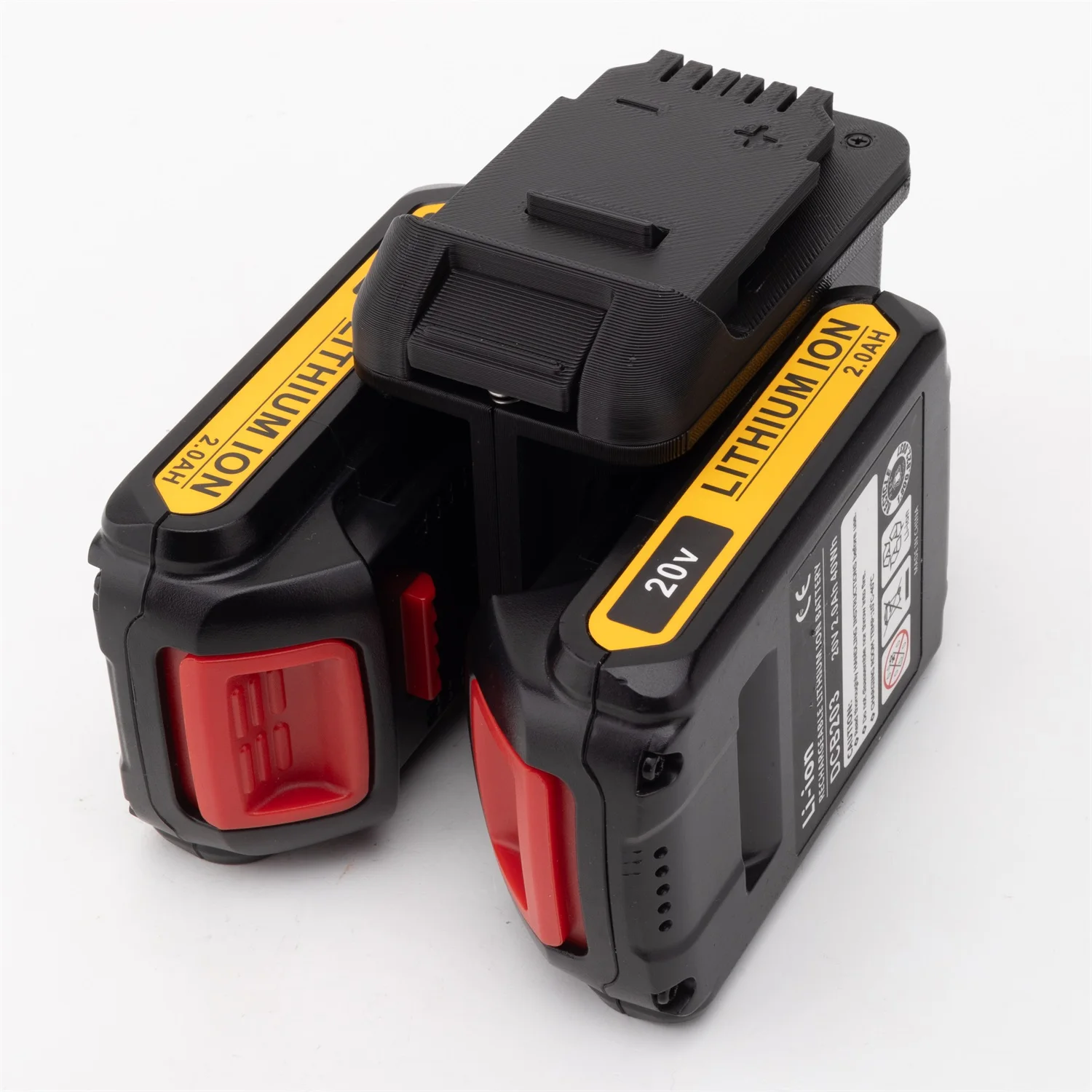 For DeWalt 20V Li-ion Battery Two Battery Parallel DCB200 DCB203 DCB204 DCB205, DCB606 DCB609 Power Tool Battery Converter